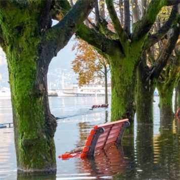 Enlarged view: Flood at Locarno (TI)